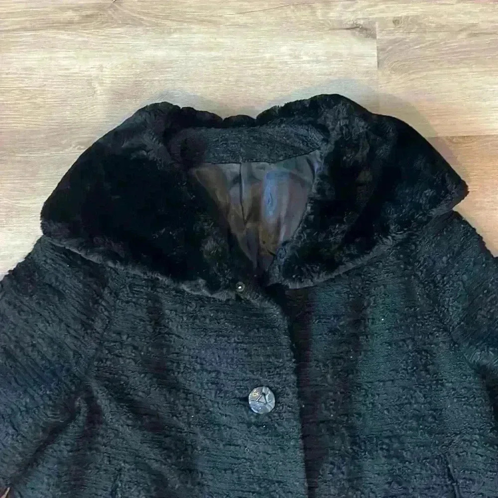 Women’s 1950’s Berroco’s Candlewick Swing Coat sz L-XL - Picture 2 of 11